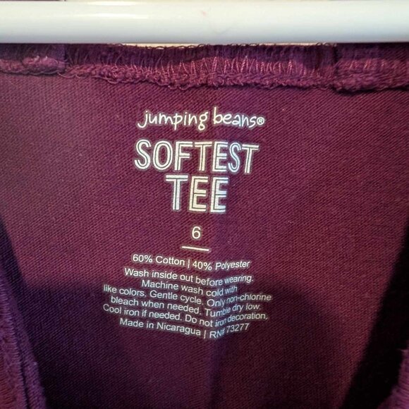 *10/$10* Girl's Jumping Beans "Look on the Bright Side" Graphic Tee - Size 6 - Picture 3 of 4